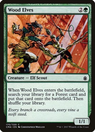Wood Elves Commander Anthology Magic card