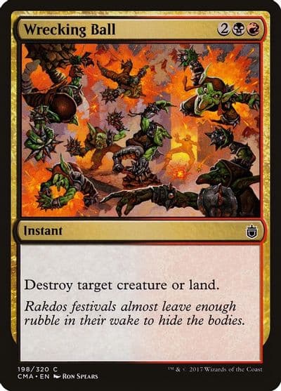 Wrecking Ball Commander Anthology Magic card