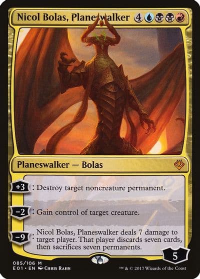 Nicol Bolas Planeswalker Archenemy: Nicol Bolas Magic card