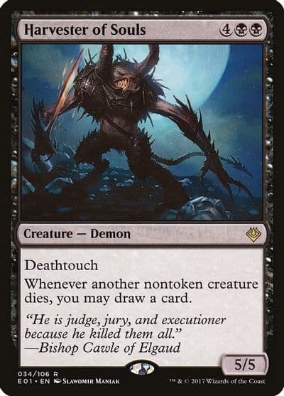 Harvester of Souls Archenemy: Nicol Bolas Magic card