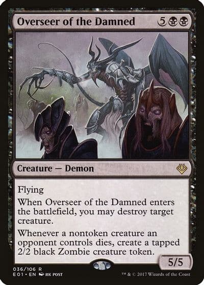 Overseer of the Damned Archenemy: Nicol Bolas Magic card