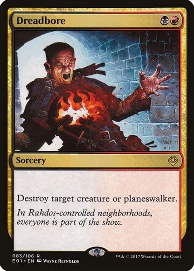 Dreadbore Archenemy: Nicol Bolas Magic card