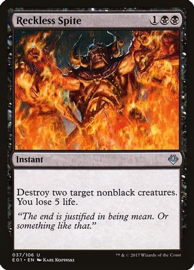 Reckless Spite Archenemy: Nicol Bolas Magic card