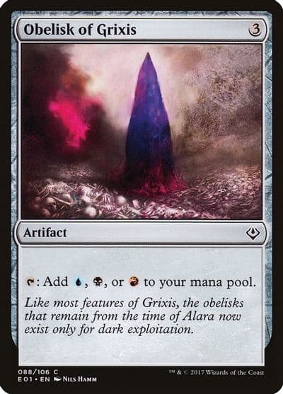 Obelisk of Grixis Archenemy: Nicol Bolas Magic card