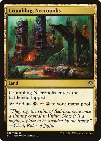 Crumbling Necropolis Archenemy: Nicol Bolas Magic card