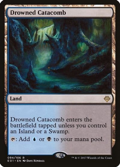 Drowned Catacomb Archenemy: Nicol Bolas Magic card