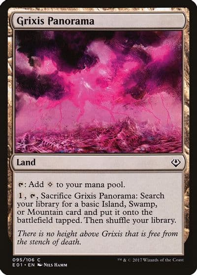 Grixis Panorama Archenemy: Nicol Bolas Magic card
