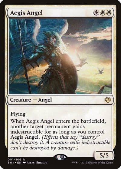Aegis Angel Archenemy: Nicol Bolas Magic card