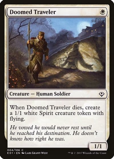 Doomed Traveler Archenemy: Nicol Bolas Magic card