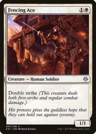 Fencing Ace Archenemy: Nicol Bolas Magic card
