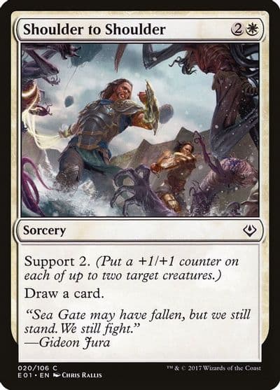 Shoulder to Shoulder Archenemy: Nicol Bolas Magic card