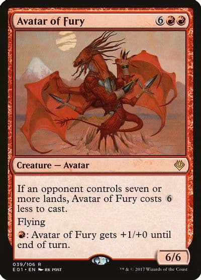 Avatar of Fury Archenemy: Nicol Bolas Magic card