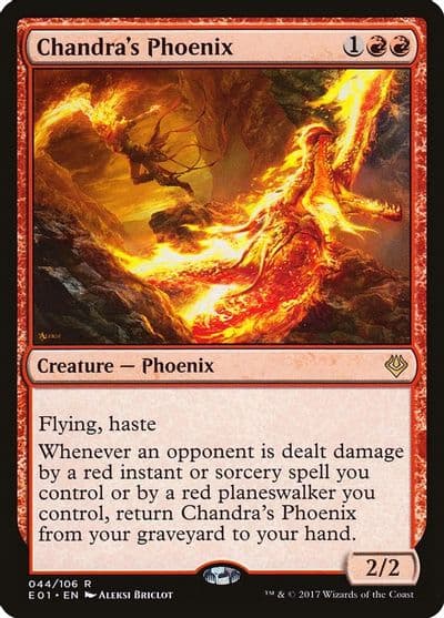 Chandras Phoenix Archenemy: Nicol Bolas Magic card