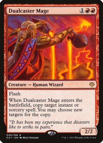 Dualcaster Mage Archenemy: Nicol Bolas Magic card