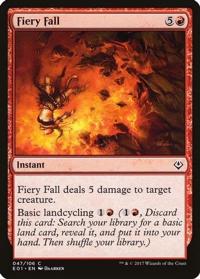 Fiery Fall Archenemy: Nicol Bolas Magic card