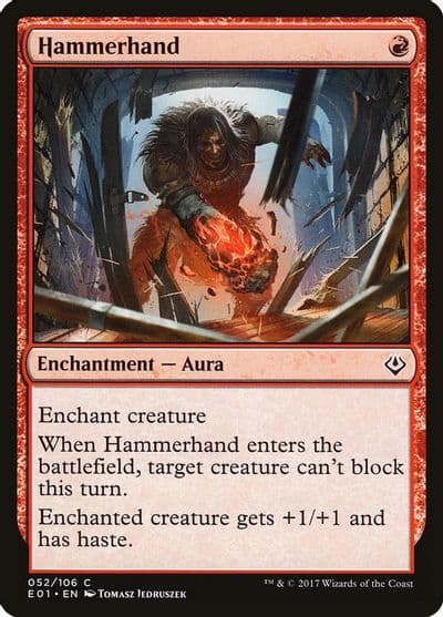 Hammerhand Archenemy: Nicol Bolas Magic card