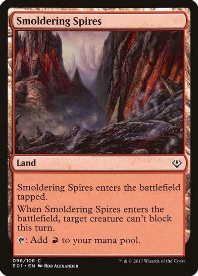Smoldering Spires Archenemy: Nicol Bolas Magic card