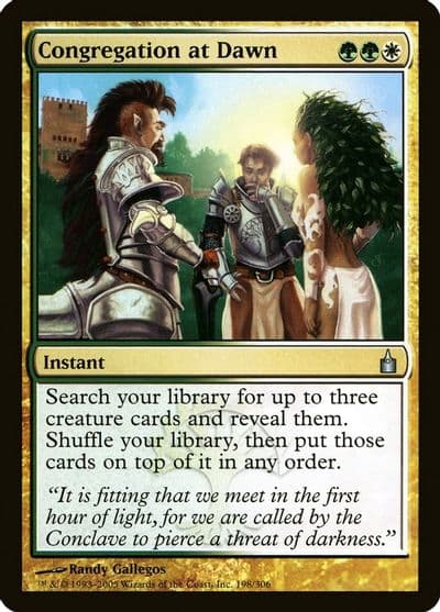 Congregation at Dawn Ravnica: City of Guilds Magic card