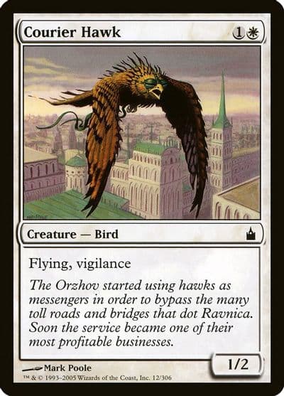 Courier Hawk Ravnica: City of Guilds Magic card