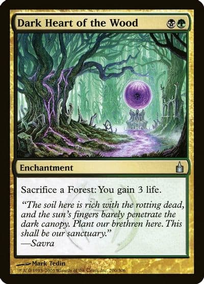 Dark Heart of the Wood Ravnica: City of Guilds Magic card