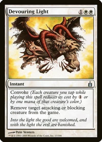 Devouring Light Ravnica: City of Guilds Magic card
