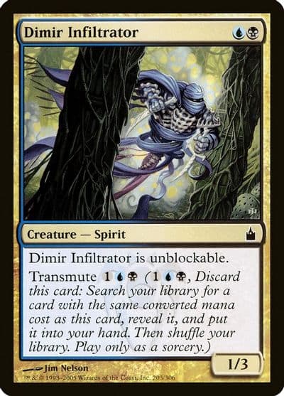 Dimir Infiltrator Ravnica: City of Guilds Magic card