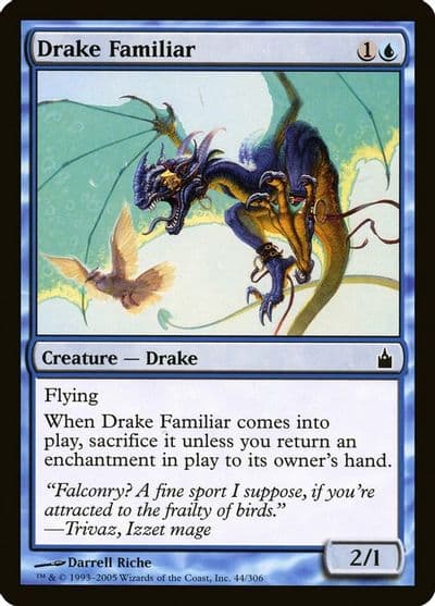 Drake Familiar Ravnica: City of Guilds Magic card