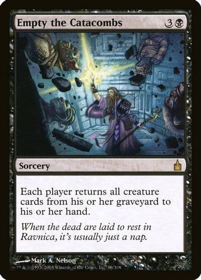 Empty the Catacombs Ravnica: City of Guilds Magic card