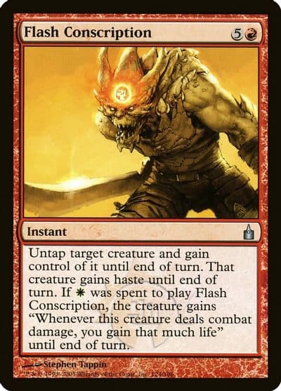 Flash Conscription Ravnica: City of Guilds Magic card