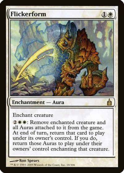 Flickerform Ravnica: City of Guilds Magic card