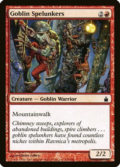Goblin Spelunkers Ravnica: City of Guilds Magic card