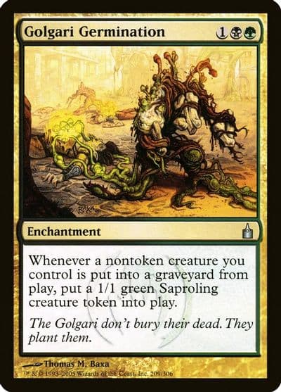 Golgari Germination Ravnica: City of Guilds Magic card