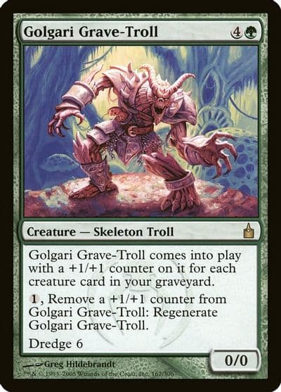 Golgari Grave Troll Ravnica: City of Guilds Magic card