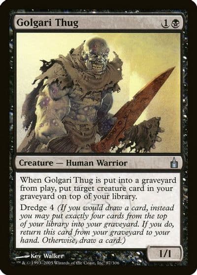 Golgari Thug Ravnica: City of Guilds Magic card