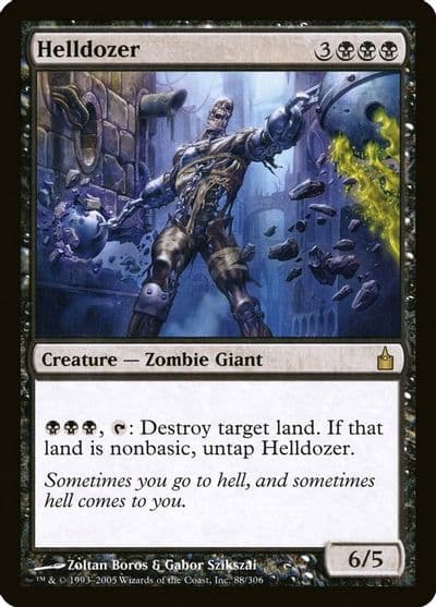 Helldozer Ravnica: City of Guilds Magic card