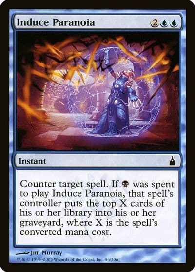 Induce Paranoia Ravnica: City of Guilds Magic card