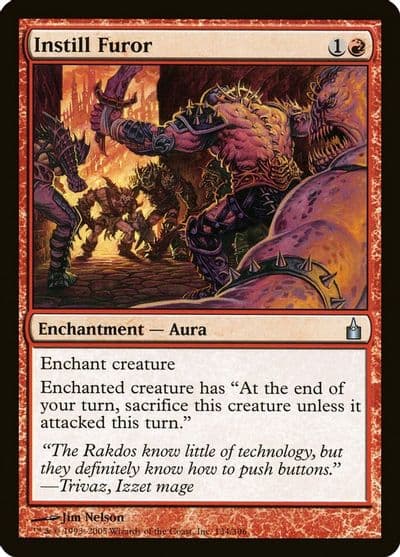 Instill Furor Ravnica: City of Guilds Magic card