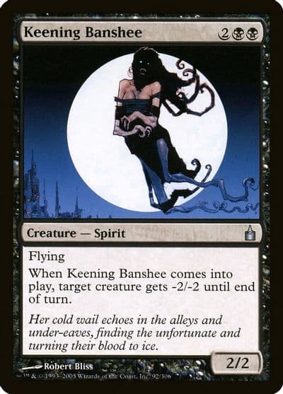 Keening Banshee Ravnica: City of Guilds Magic card