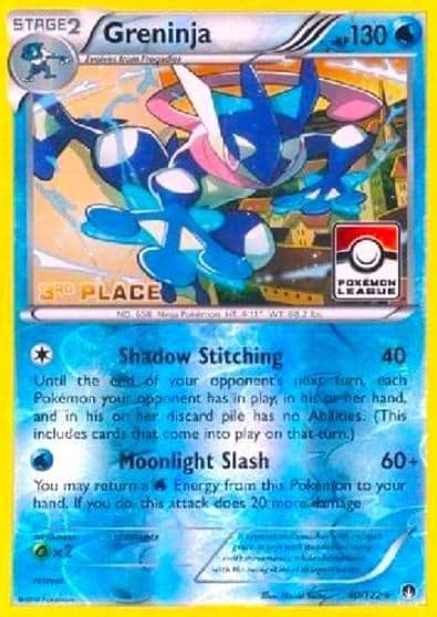 Greninja (Pokemon League) [3rd Place] League & Championship Cards Pokemon card