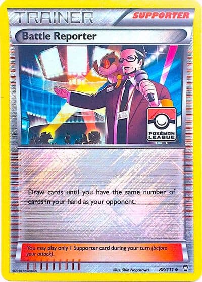 Battle Reporter (Pokemon League) League & Championship Cards Pokemon card