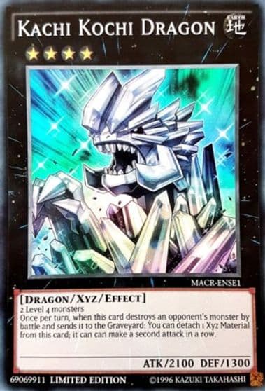 Kachi Kochi Dragon Maximum Crisis Yu-Gi-Oh! card