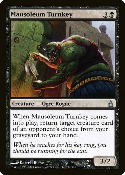 Mausoleum Turnkey Ravnica: City of Guilds Magic card