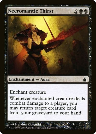 Necromantic Thirst Ravnica: City of Guilds Magic card