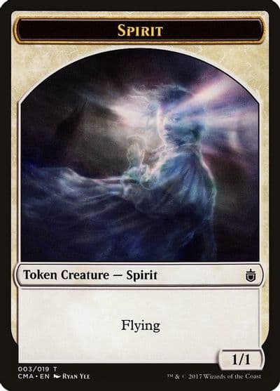 Spirit Token 003 Commander Anthology Magic card