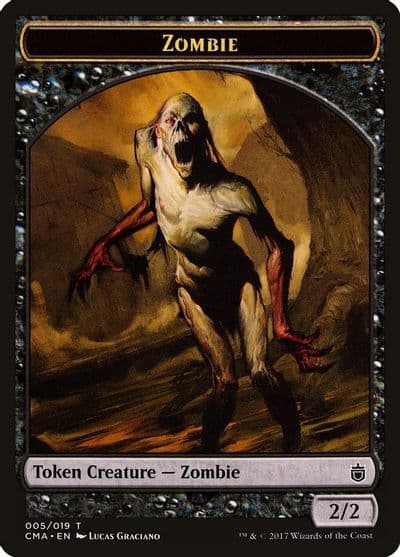 Zombie Token 005 Commander Anthology Magic card