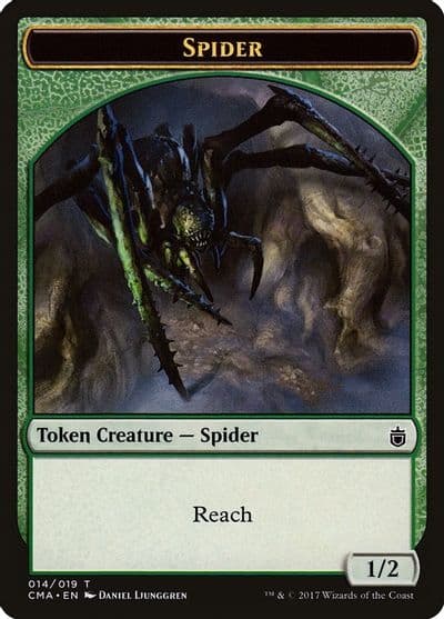 Spider Token 014 Commander Anthology Magic card