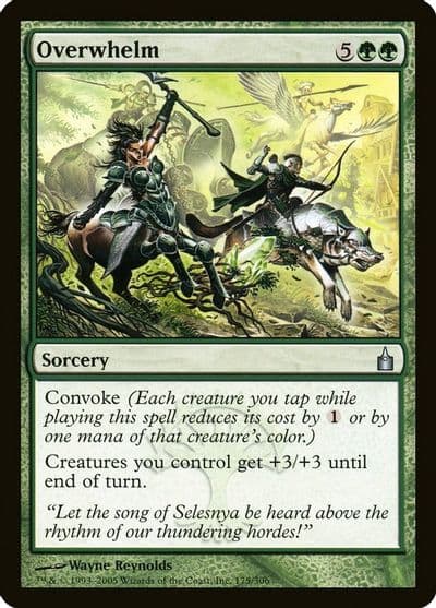 Overwhelm Ravnica: City of Guilds Magic card