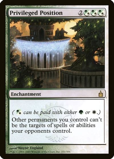 Privileged Position Ravnica: City of Guilds Magic card