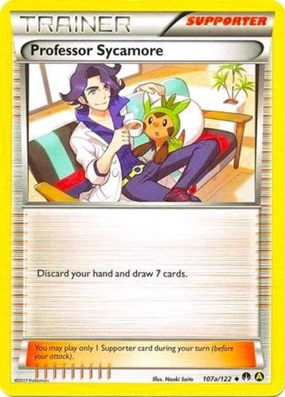Professor Sycamore - 107a/122 (Non-Holo) Alternate Art Promos Pokemon card