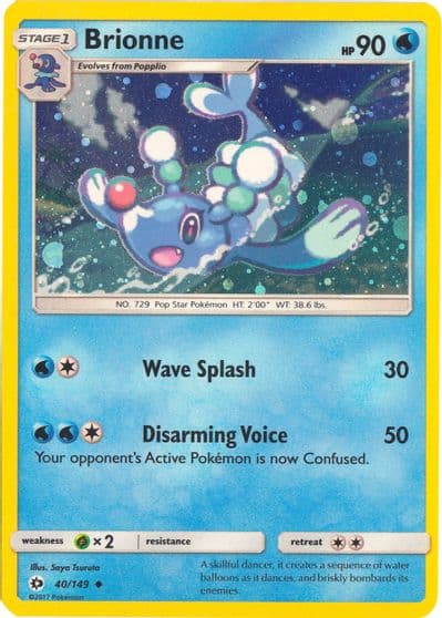Brionne (Cosmos Holo) Miscellaneous Cards & Products Pokemon card
